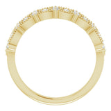 14K Yellow 1/3 CTW Natural Diamond Ring
