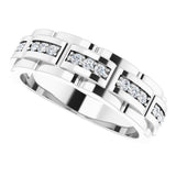 14K White Gold 1/4 CTW  Natural Diamond Ring