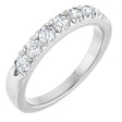 14K White Gold 1/2 CTW Lab-Grown Diamond French-Set Anniversary Band