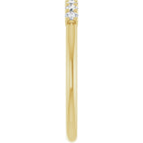 14K Yellow Gold 1/5 CTW Lab-Grown Diamond Anniversary Band