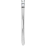 14K White Gold 1/5 CTW Lab-Grown Diamond Anniversary Band