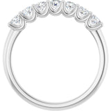 14K White Gold 1/2 CTW Lab-Grown Diamond Anniversary Band