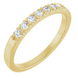 14K Yellow Gold 1/5 CTW Lab-Grown Diamond French-Set Anniversary Band