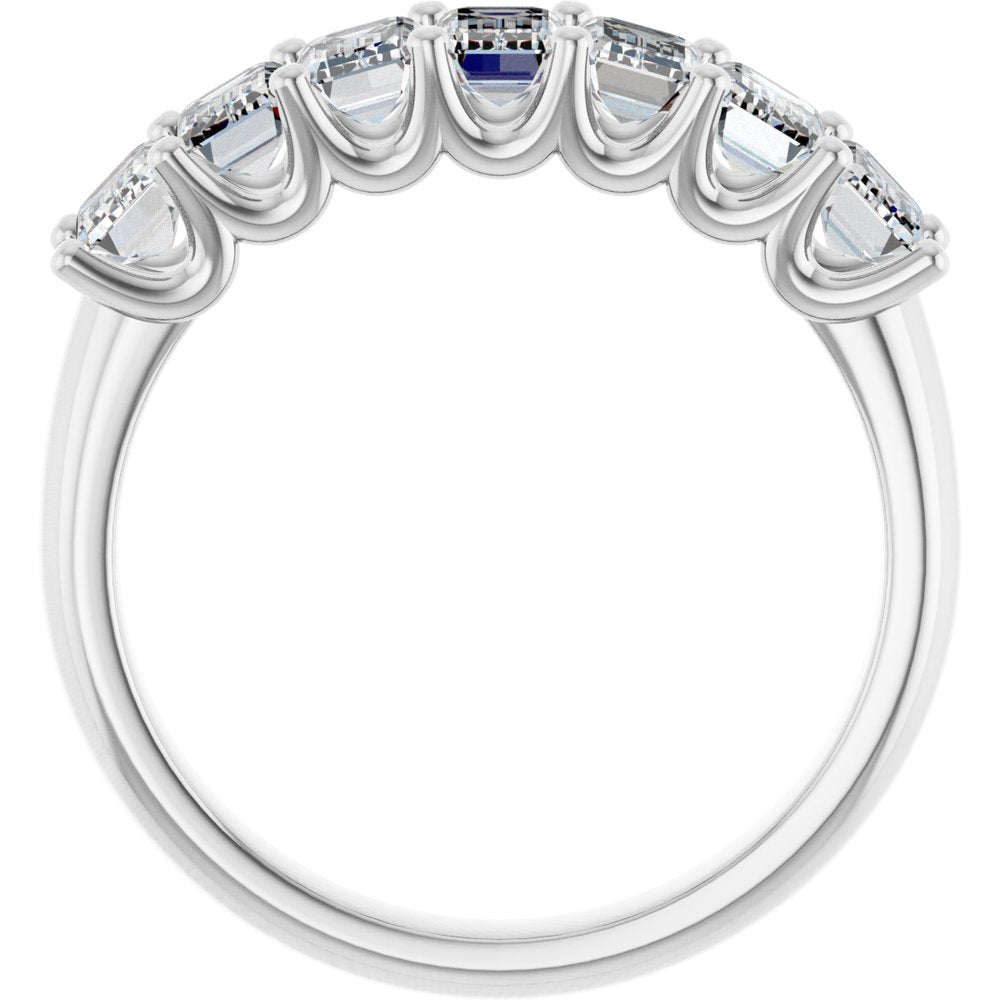 14K White Gold 2 1/6 CTW Lab-Grown Diamond Anniversary Band