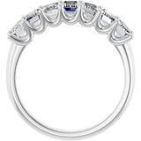 14K White Gold 2 1/6 CTW Lab-Grown Diamond Anniversary Band