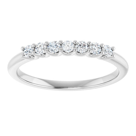 14K White Gold 1/5 CTW Lab-Grown Diamond Anniversary Band