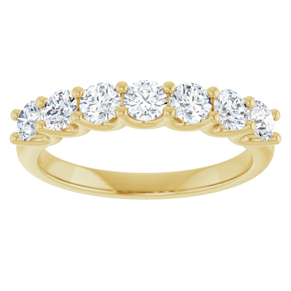 14K Yellow Gold 1/2 CTW Natural Diamond Anniversary Band