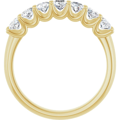 14K Yellow Gold 1 1/3 CTW Lab-Grown Diamond Anniversary Band