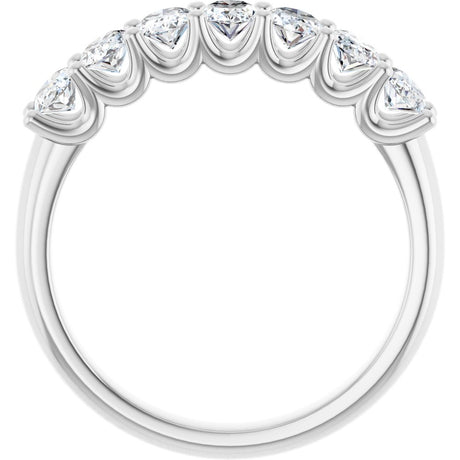 14K White Gold 1 1/2 CTW Natural Diamond Anniversary Band