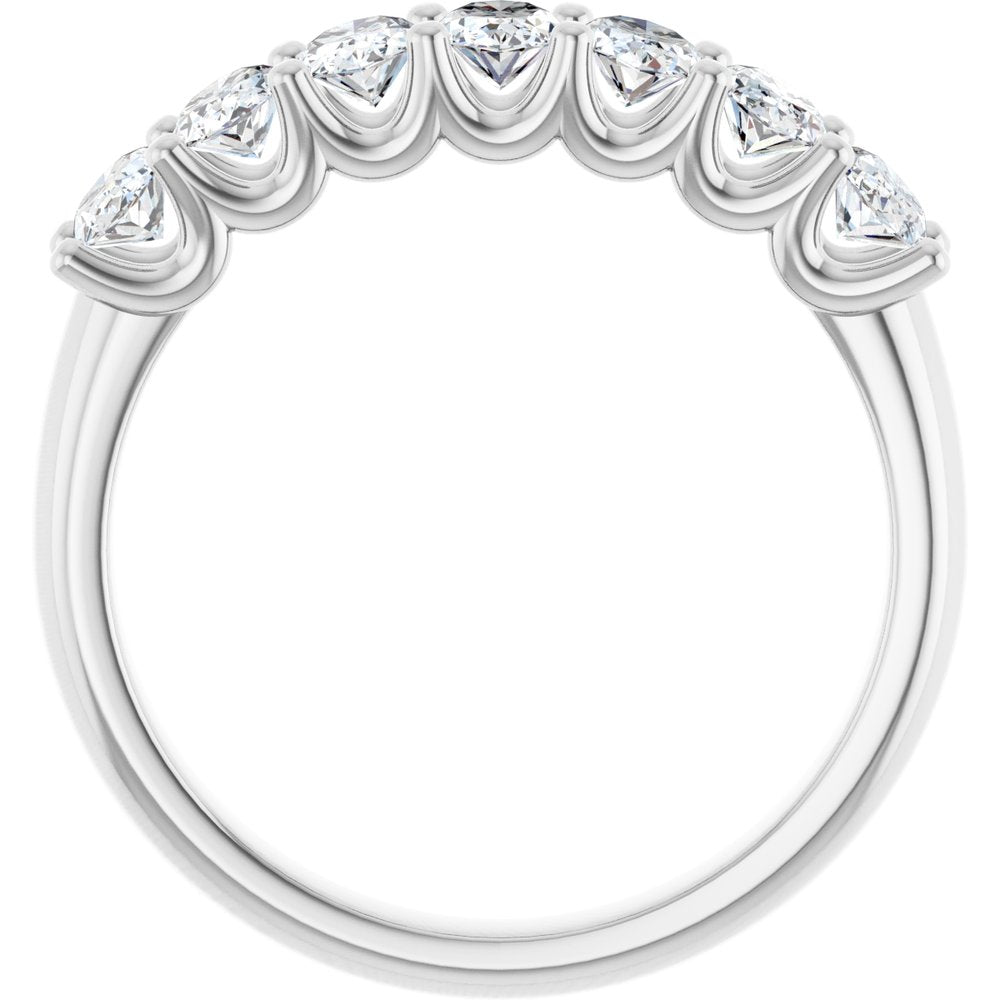 14K White Gold 1 1/3 CTW Lab-Grown Diamond Anniversary Band