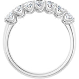 14K White Gold 1 1/3 CTW Lab-Grown Diamond Anniversary Band