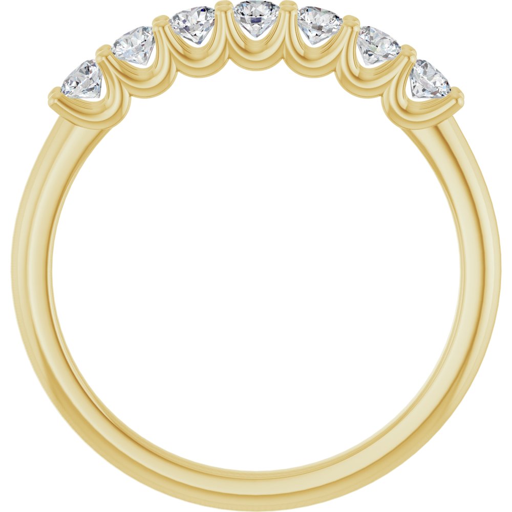14K Yellow Gold 3/8 CTW Lab-Grown Diamond Anniversary Band