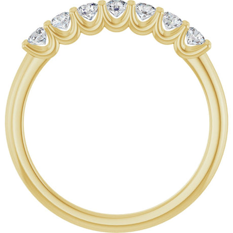 14K Yellow Gold 3/8 CTW Lab-Grown Diamond Anniversary Band