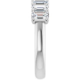 14K White Gold 2 1/6 CTW Lab-Grown Diamond Anniversary Band
