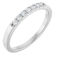 14K White Gold 1/8 CTW Lab-Grown Diamond French-Set Anniversary Band