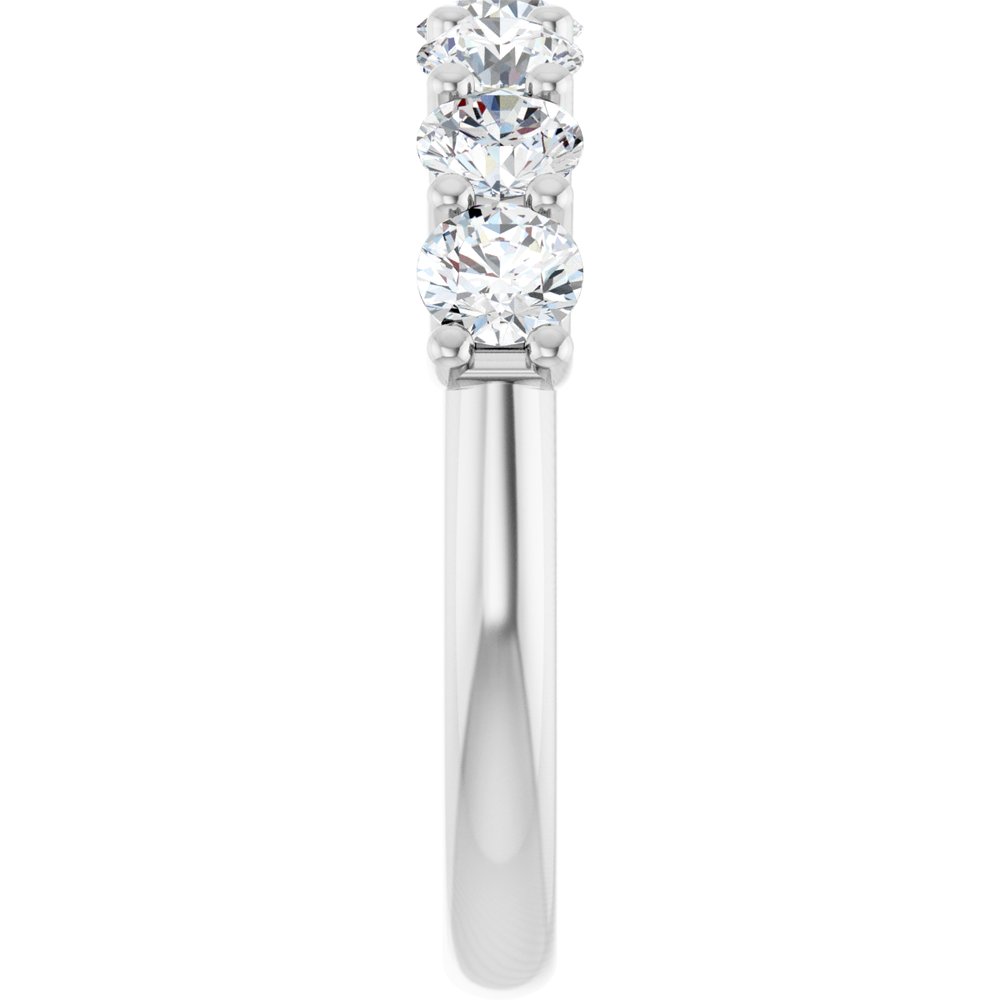 14K White Gold 1 1/3 CTW Lab-Grown Diamond Anniversary Band