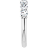 14K White Gold 1 1/3 CTW Lab-Grown Diamond Anniversary Band