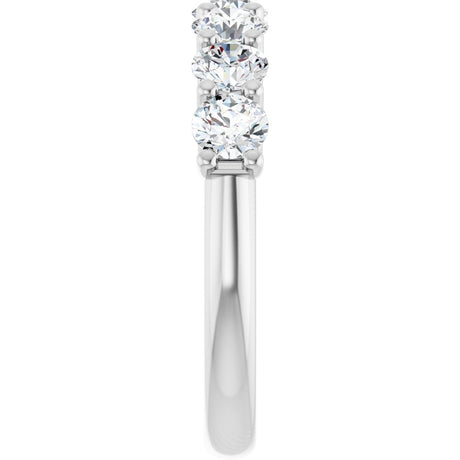 14K White Gold 1 1/3 CTW Lab-Grown Diamond Anniversary Band