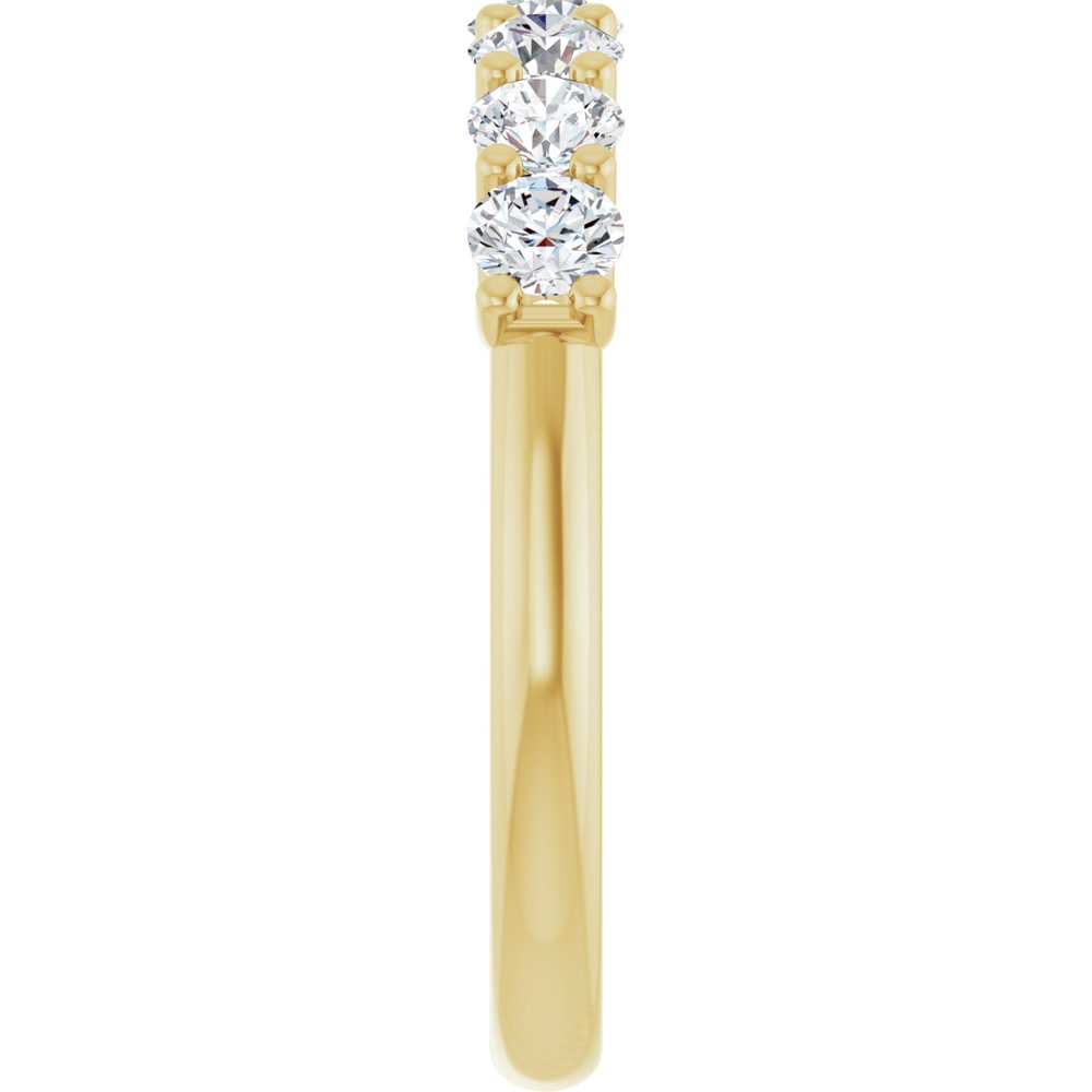 14K Yellow Gold 1/2 CTW Natural Diamond Anniversary Band