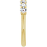 14K Yellow Gold 1/2 CTW Natural Diamond Anniversary Band