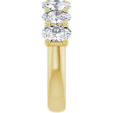 14K Yellow Gold 2 1/2 CTW Lab-Grown Diamond Anniversary Band