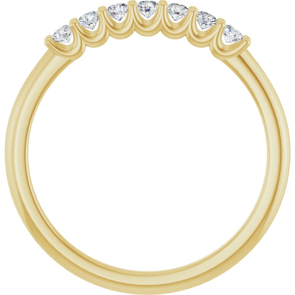 14K Yellow Gold 1/5 CTW Lab-Grown Diamond Anniversary Band