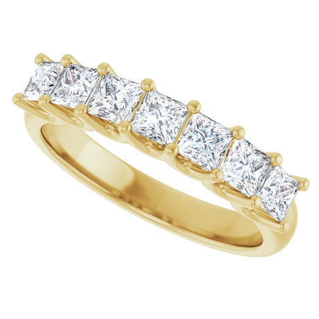 14K Yellow Gold 1 1/6 CTW Lab-Grown Diamond Anniversary Band
