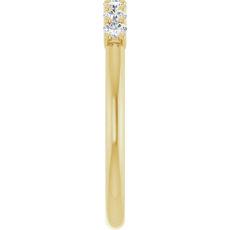 14K Yellow Gold 1/3 CTW Lab-Grown Diamond Anniversary Band