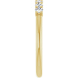 14K Yellow Gold 1/3 CTW Lab-Grown Diamond Anniversary Band