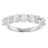 14K White 1 1/3 CTW Lab-Grown Diamond Anniversary Band