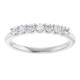 14K White Gold 1/3 CTW Lab-Grown Diamond Anniversary Band