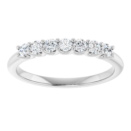 14K White Gold 1/3 CTW Lab-Grown Diamond Anniversary Band