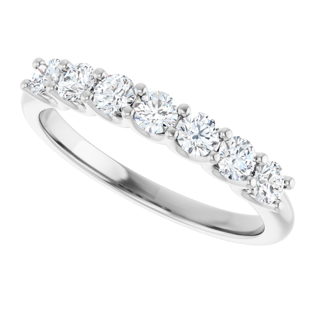 14K White Gold 1/2 CTW Lab-Grown Diamond Anniversary Band