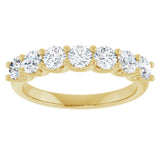 14K Yellow Gold 1 CTW Lab-Grown Diamond Anniversary Band