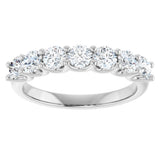 Platinum 1 CTW Lab-Grown Diamond Anniversary Band