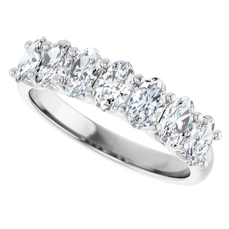 14K White Gold 1 1/3 CTW Lab-Grown Diamond Anniversary Band