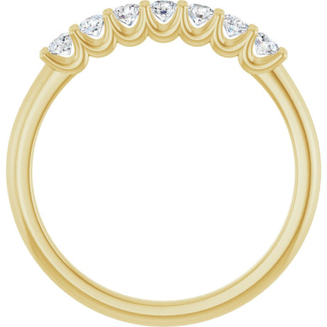 14K Yellow Gold 1/3 CTW Lab-Grown Diamond Anniversary Band