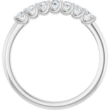 14K White Gold 1/3 CTW Lab-Grown Diamond Anniversary Band