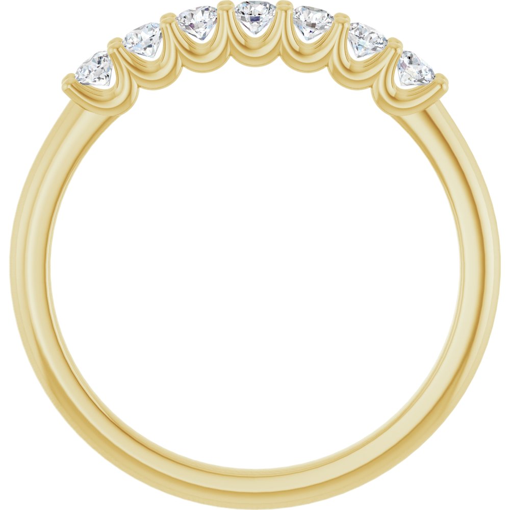 14K Yellow Gold 1/3 CTW Lab-Grown Diamond Anniversary Band