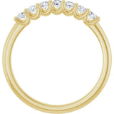14K Yellow Gold 1/3 CTW Lab-Grown Diamond Anniversary Band