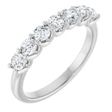 14K White 5/8 CTW Lab-Grown Diamond Anniversary Band