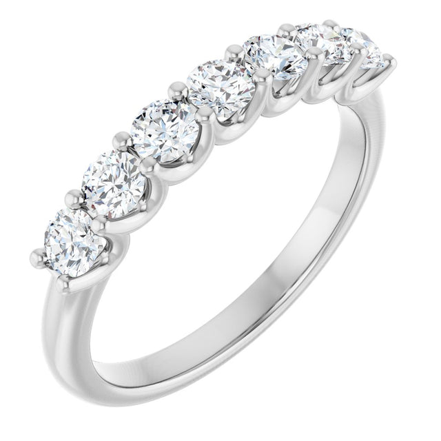 14K White Gold 5/8 CTW Lab-Grown Diamond Anniversary Band