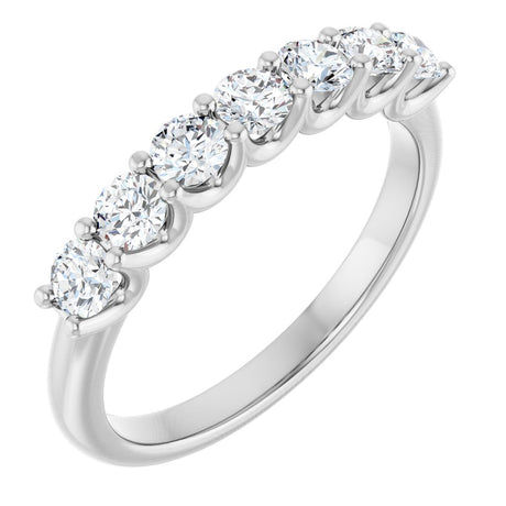 14K White Gold 5/8 CTW Lab-Grown Diamond Anniversary Band