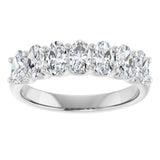 14K White Gold 1 1/3 CTW Lab-Grown Diamond Anniversary Band