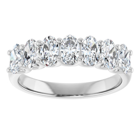 14K White Gold 1 1/3 CTW Lab-Grown Diamond Anniversary Band