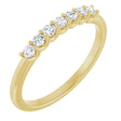 14K Yellow 1/5 CTW Natural Diamond Anniversary Band