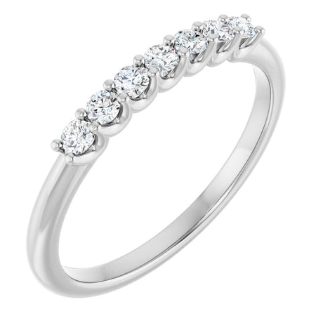 14K White Gold 1/5 CTW Lab-Grown Diamond Anniversary Band