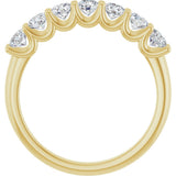 14K Yellow Gold 1/2 CTW Natural Diamond Anniversary Band