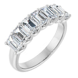 14K White Gold 2 1/6 CTW Lab-Grown Diamond Anniversary Band