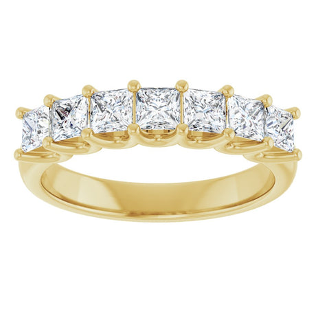 14K Yellow Gold 1 1/6 CTW Lab-Grown Diamond Anniversary Band
